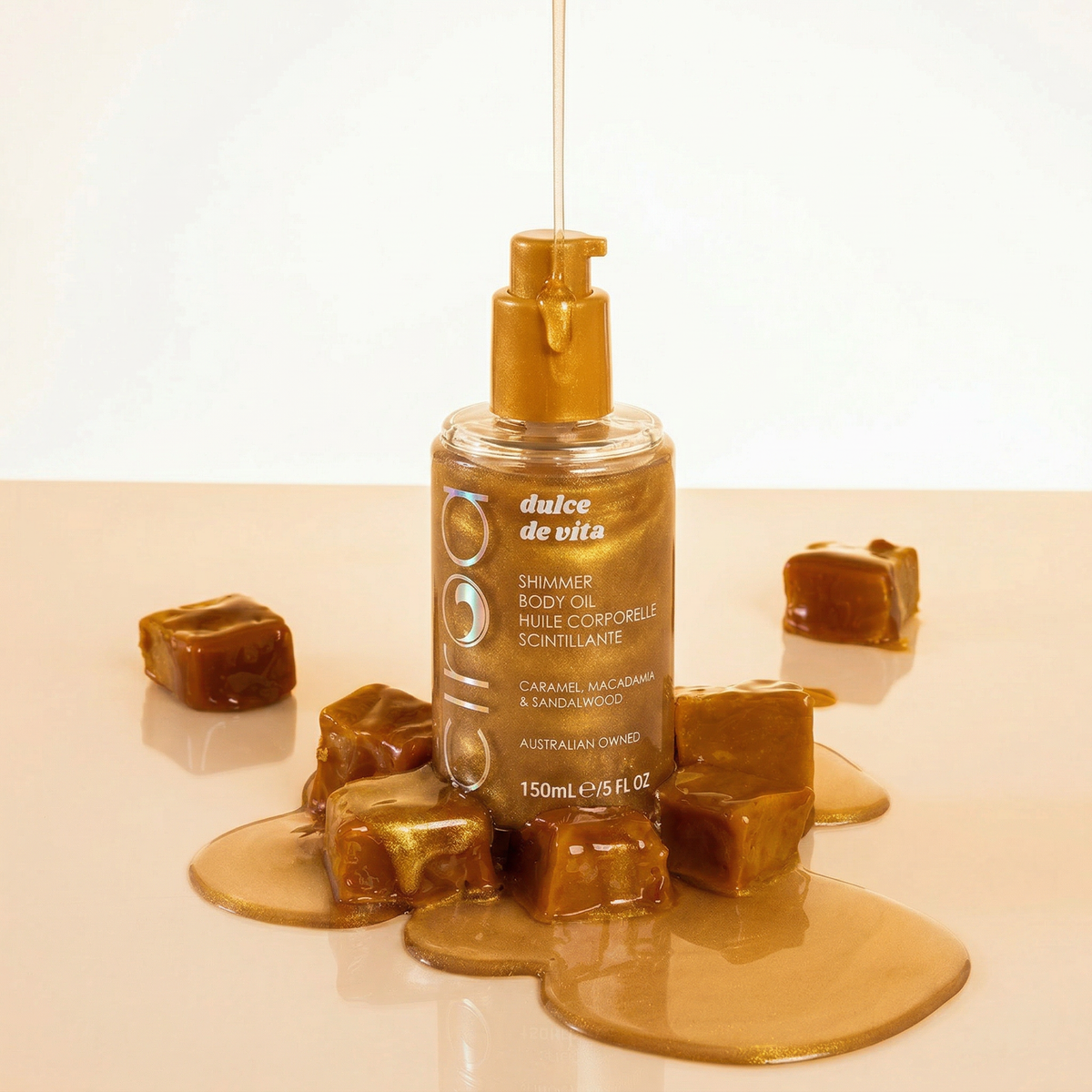 Olejek rozświetlający do ciała Dulce De Vita 150 ml