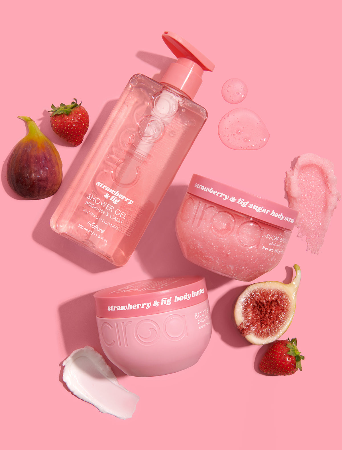 Żel pod prysznic Strawberry and Fig 350 ml