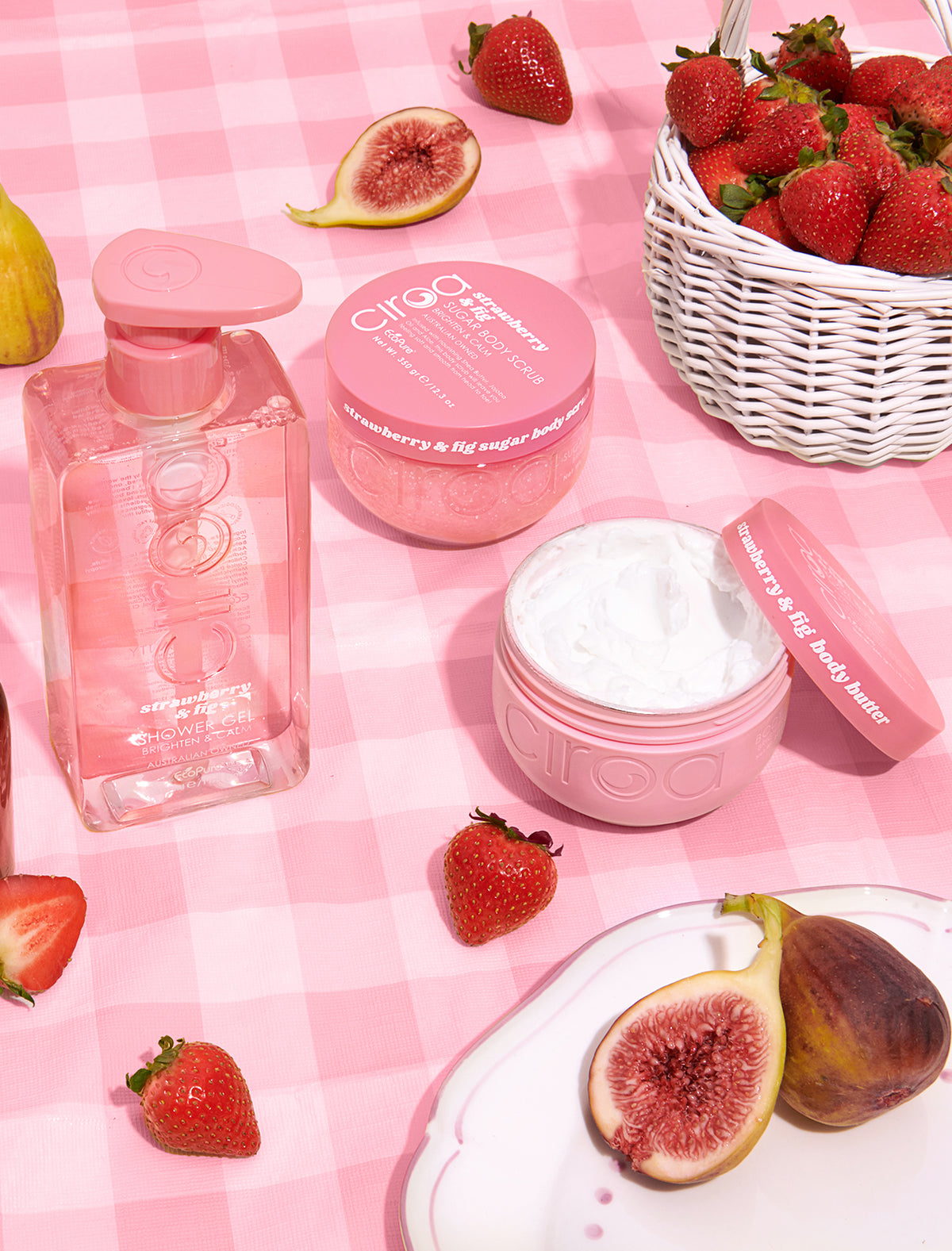 Peeling do ciała Strawberry and Fig 350 g