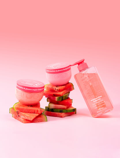 Zestaw Watermelon & Guava - żel, peeling i masło