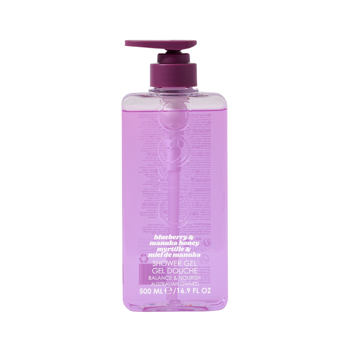 Żel pod prysznic Ciroa Blueberry and Manuka Honey 500 ml