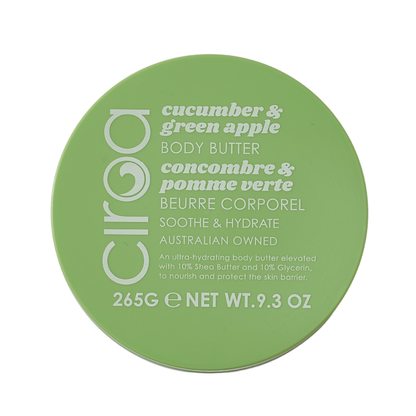 Masło do ciała Ciroa Cucumber and Green Apple 265 g - etykieta